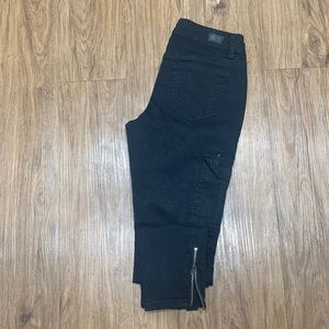 Black skinny Cargo pants